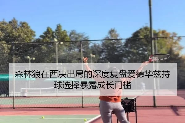 森林狼在西决出局的深度复盘爱德华兹持球选择暴露成长门槛 | MKSports